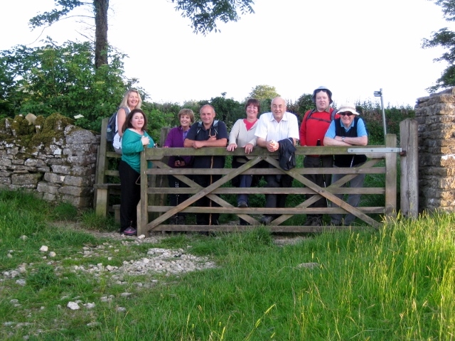 Resting on the gate